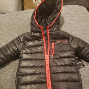 BODY GLOVE- Black Bubble Puffer Jacket -Toddler.